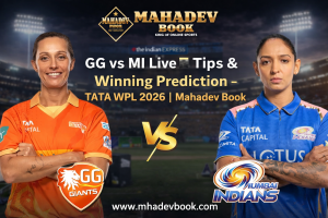 Read more about the article GG vs MI Live Tips & Winning Prediction – TATA WPL 2026 | Mahadev Book