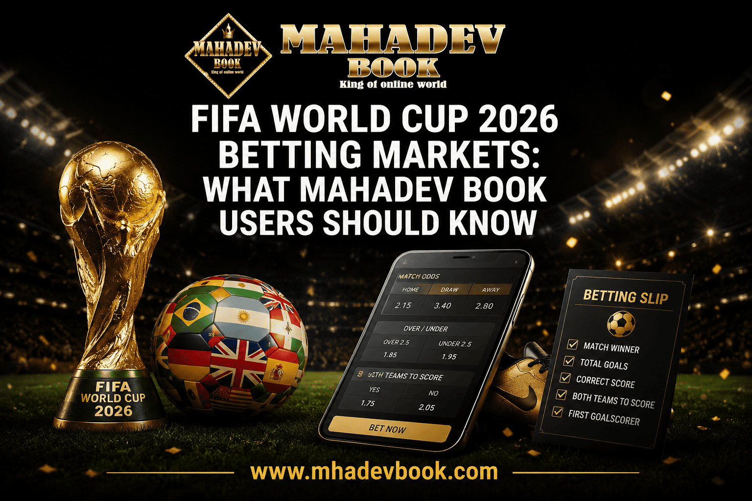 Read more about the article FIFA World Cup 2026 Betting Markets: What Mahadev Book Users Should Know